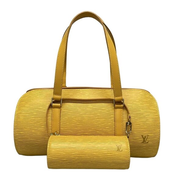 Louis Vuitton Handbags - LOUIS VUITTON Soufflot Jaune Epi - Handbag 650-081525